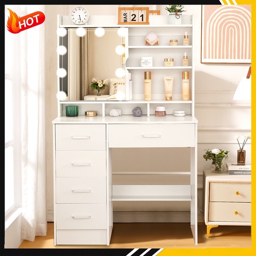 Modern makeup table set - modern,