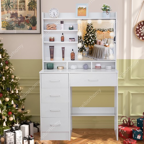 Vanity desk set - vanity, led